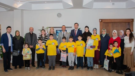 Lösemiyi yenen minik kahramanlar, Eğitim Fakültesinde bilimsel yolculuğa çıktı